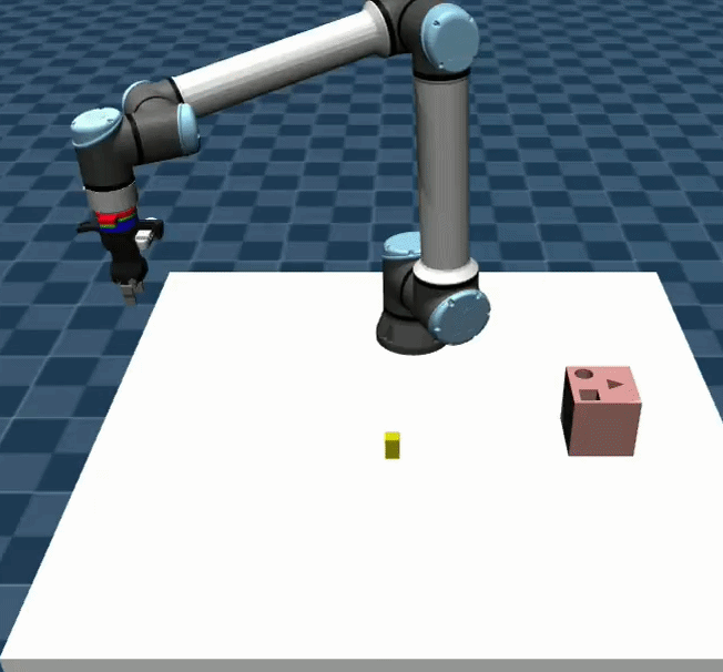 Action Chunking Transformer for Robotic Peg Insertion